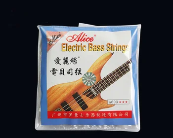 

10 Sets Alice A603(6)-M Steel Core Nickel Alloy Wound Electric Bass Strings (.032 .045 .065 .085 .105 .130)inch