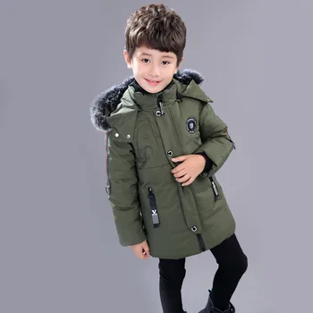 2018 New Kids Boys Parka Winter cotton Coat Children Warm Outerwear Thickening cotton JacketHot Hooded Winter Warm Coat Jacket
2018 New Kids Boys Parka Winter cotton Coat Children Warm Outerwear Thickening cotton JacketHot Hooded Winter Warm Coat Jacket
