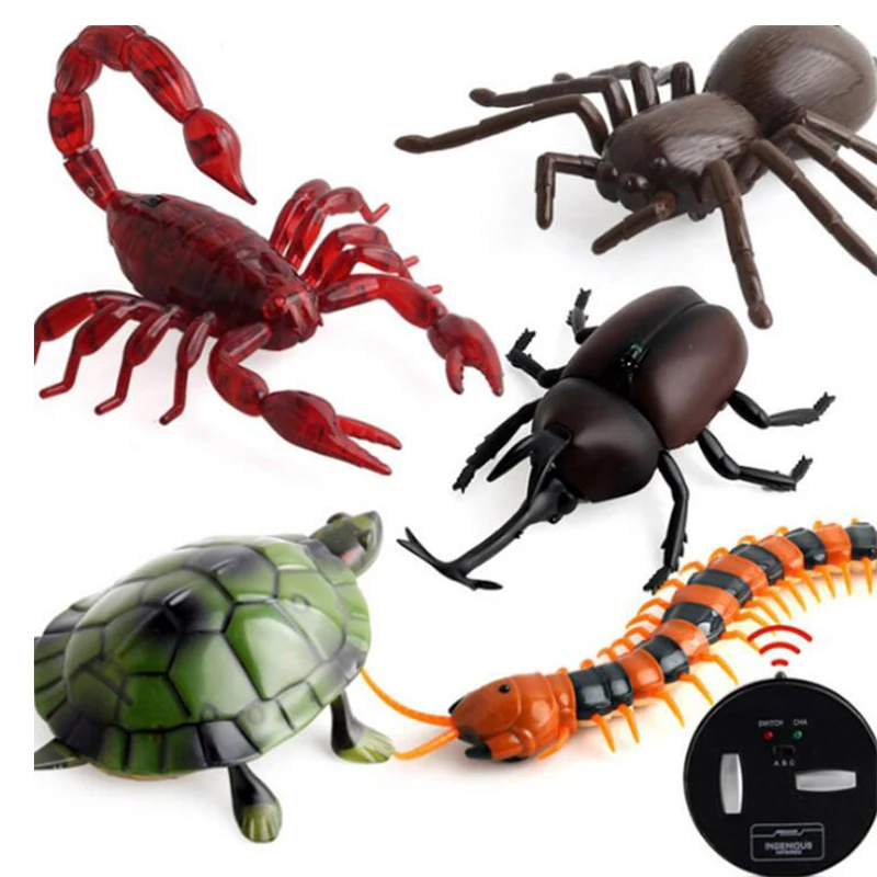 YunNasi Funny Simulation Infrared RC Remote Control toys antistress centipede/beetle/Scorpion/spider/tortoise animals toys cable
YunNasi Funny Simulation Infrared RC Remote Control toys antistress centipede/beetle/Scorpion/spider/tortoise animals toys cable