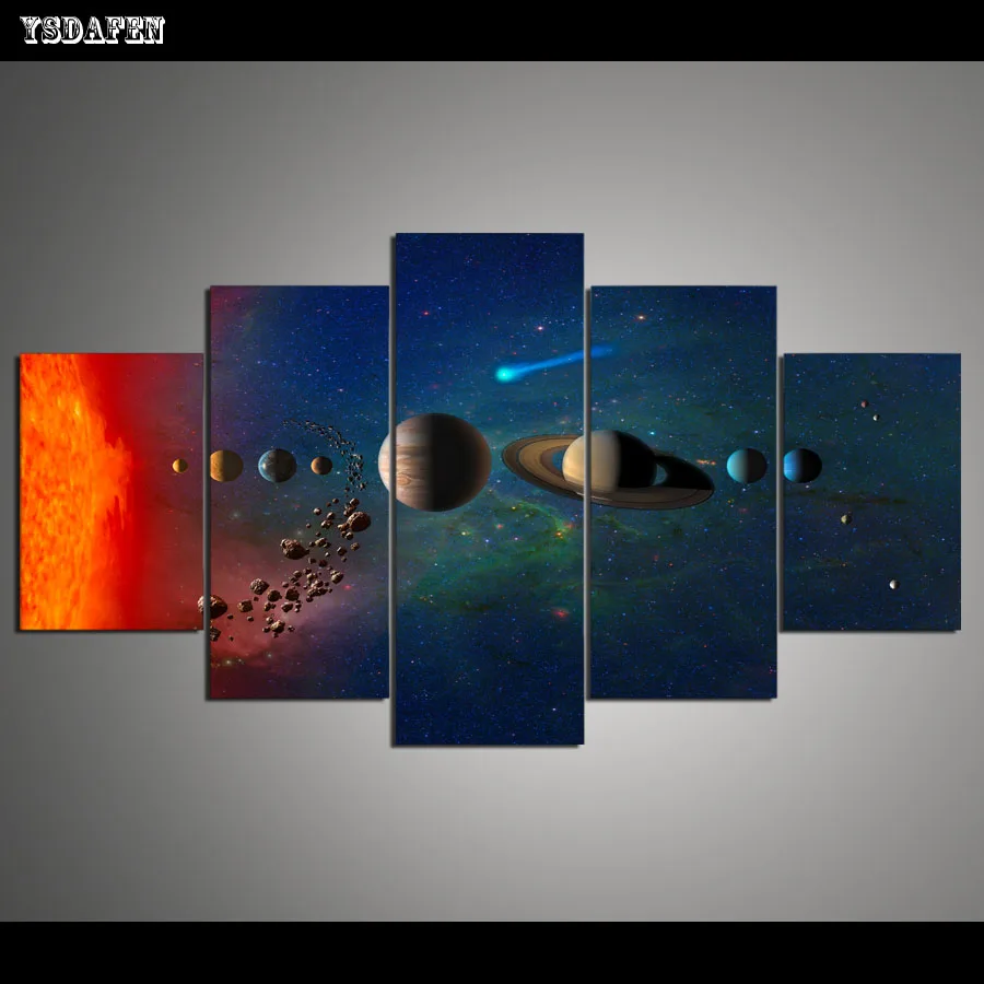 5 Panel Living Room Modern Home Decoration solar system Painting On Canvas Oil Painting Wall Painting Framed Art F/1361-21
5 Panel Living Room Modern Home Decoration solar system Painting On Canvas Oil Painting Wall Painting Framed Art F/1361-21