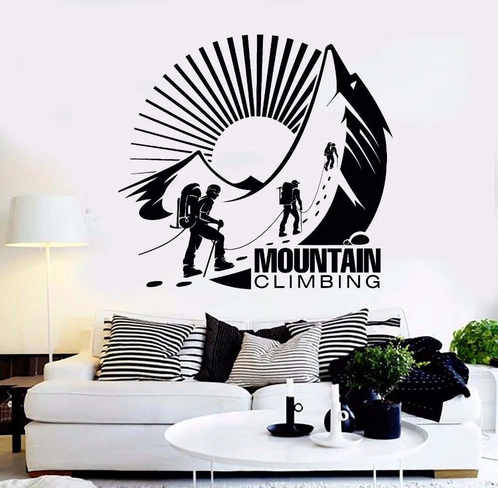 Art Wall Sticker Mountain Climbing Decoration Hobby Extreme Decor Art Vinyl Removeable Sports Modern Sticker Mural LY160
Art Wall Sticker Mountain Climbing Decoration Hobby Extreme Decor Art Vinyl Removeable Sports Modern Sticker Mural LY160
