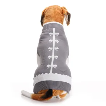 New Autumn/winter Wool Pet Dog Sweaters Christmas Elegant Bow Tie Knitting Sweater for Small and Medium Pet Dog Clothes(gray)
New Autumn/winter Wool Pet Dog Sweaters Christmas Elegant Bow Tie Knitting Sweater for Small and Medium Pet Dog Clothes(gray)