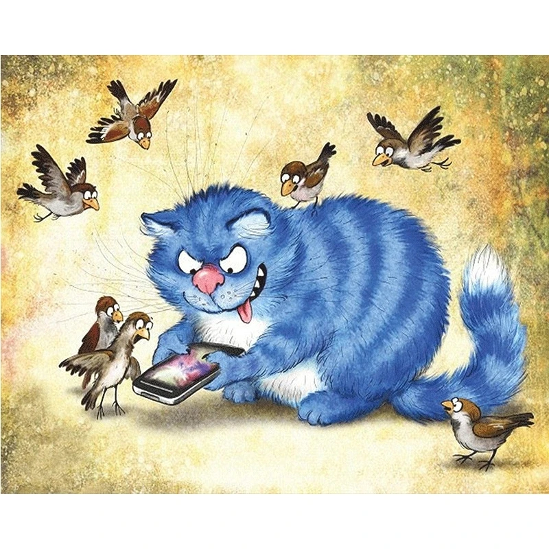 Full Square/round Diamond 5D DIY Diamond Painting Blue cat Embroidery Cross Stitch Rhinestone Mosaic Home Decor
Full Square/round Diamond 5D DIY Diamond Painting Blue cat Embroidery Cross Stitch Rhinestone Mosaic Home Decor