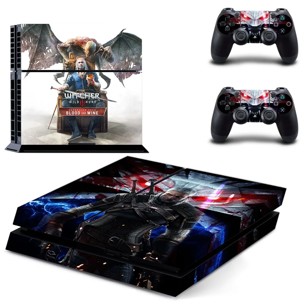 Shop New The Witcher 3 Wild Hunt Decal Ps4 Skin Sticker For Sony Playstation 4 Console Protection Film 2pcs Controllers 3 Patterns Online From Best Gaming Accessories On Jd Com Global Site Joybuy Com