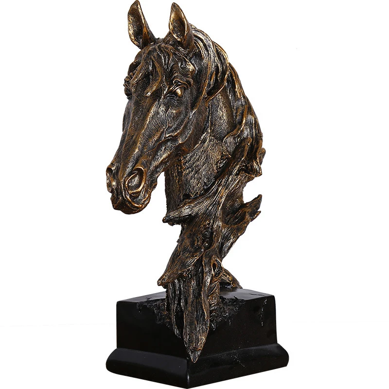 Nordic Style Horse Head Resin Crafts Creative Horse Head Ornaments Abstract Art Miniature Desktop Home Decoration Birthday Gifts
Nordic Style Horse Head Resin Crafts Creative Horse Head Ornaments Abstract Art Miniature Desktop Home Decoration Birthday Gifts