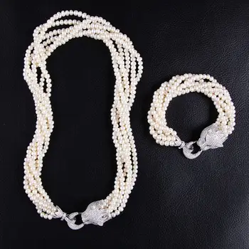 wb new beautiful 6row 6-7mm Genuine White South Sea Pearl Necklace 17" bracelet 8"AAA Crystal Clasp
wb new beautiful 6row 6-7mm Genuine White South Sea Pearl Necklace 17" bracelet 8"AAA Crystal Clasp
