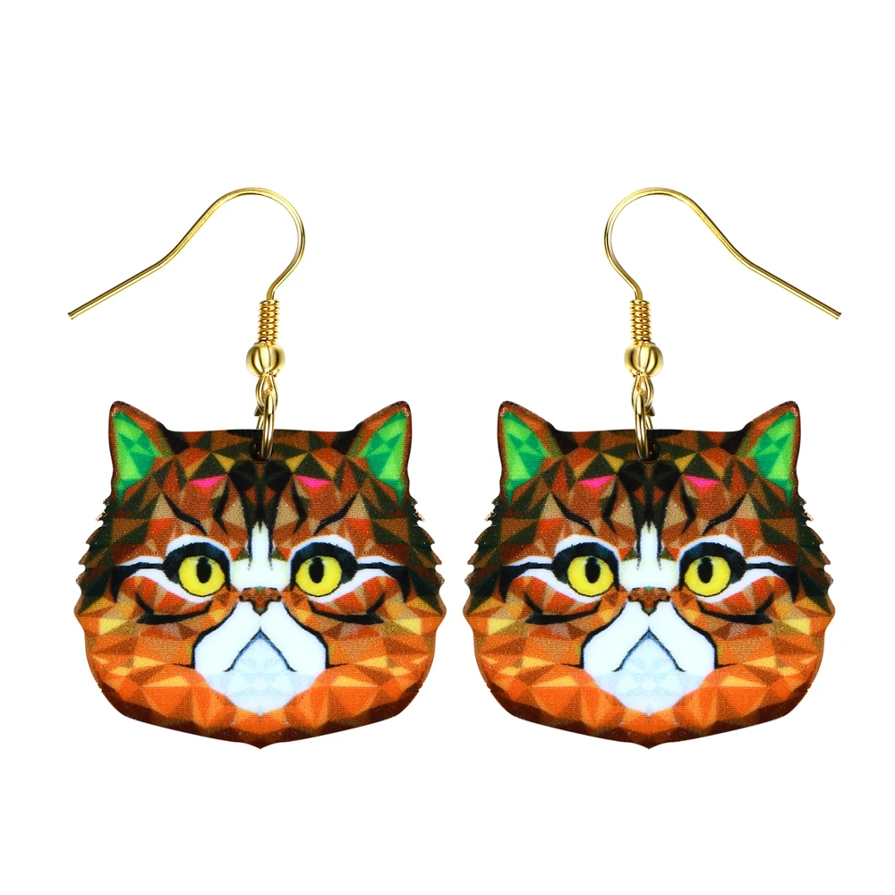 ANRUIW7 Drop Cat Earrings Dangle Long Acrylic Pattern Earring Fashion Jewelry For Women New Arrive Accessories
ANRUIW7 Drop Cat Earrings Dangle Long Acrylic Pattern Earring Fashion Jewelry For Women New Arrive Accessories