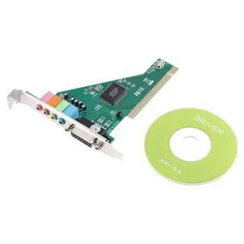 4CH CMI8738 Port Sound Card Chipset Stereo Surround 3D Sound PCI Port Audio Card for Desktop PC
4CH CMI8738 Port Sound Card Chipset Stereo Surround 3D Sound PCI Port Audio Card for Desktop PC