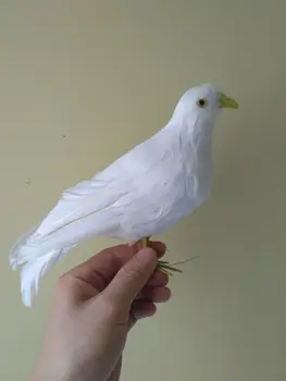about 25cm simulation dove model,foam&feathers white peace bird handicraft,prop,home garden decoration,gift d1217
about 25cm simulation dove model,foam&feathers white peace bird handicraft,prop,home garden decoration,gift d1217