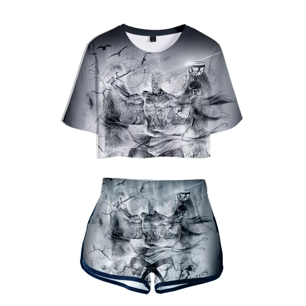 Leisure HIP HOP Shadowhunters Youth fantasy U.S. drama 3D Women Two Piece Sets Crop Top+Shorts Outfits Women Summer Sets
Leisure HIP HOP Shadowhunters Youth fantasy U.S. drama 3D Women Two Piece Sets Crop Top+Shorts Outfits Women Summer Sets