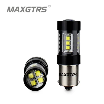 

2x 80W 1156 S25 BA15S For CREE Chip 16SMD 6000K LED Fog Lamp DRL Bulbs White Car Signal Reverse Light Car Light Sourcing