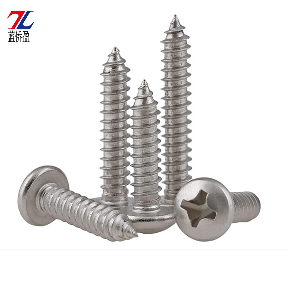 M2.2M2.6M3 304 Stainless Steel Round Head Self-Tapping Screw Wood Screw Cross Slot Pan Head Self-Tapping Screw 50 Pcs
M2.2M2.6M3 304 Stainless Steel Round Head Self-Tapping Screw Wood Screw Cross Slot Pan Head Self-Tapping Screw 50 Pcs