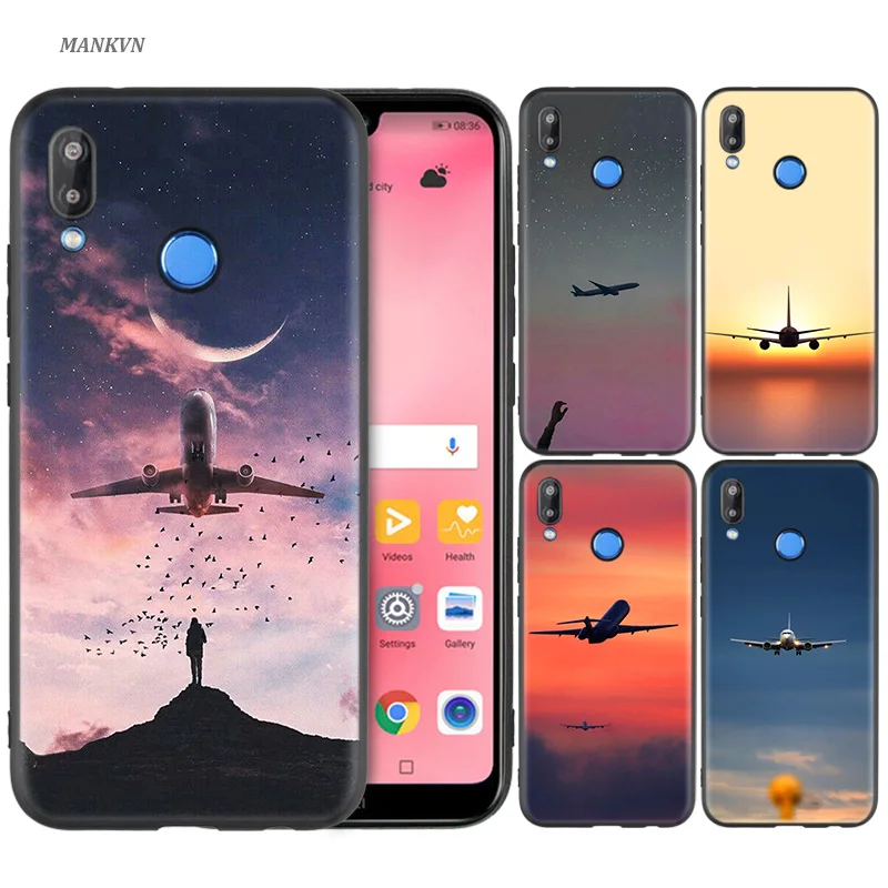 Black Silicone Case Bag Cover for Huawei P30 P20 P10 P9 P8 Mate 10 20 Lite 2017 Mini Pro P Smart Plus 2019 Airplanes Design
Black Silicone Case Bag Cover for Huawei P30 P20 P10 P9 P8 Mate 10 20 Lite 2017 Mini Pro P Smart Plus 2019 Airplanes Design