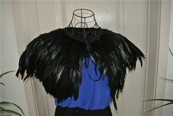 4 ply Black feather Collar Shrug Cape feather shawl feather shrug cape feather shoulder
4 ply Black feather Collar Shrug Cape feather shawl feather shrug cape feather shoulder