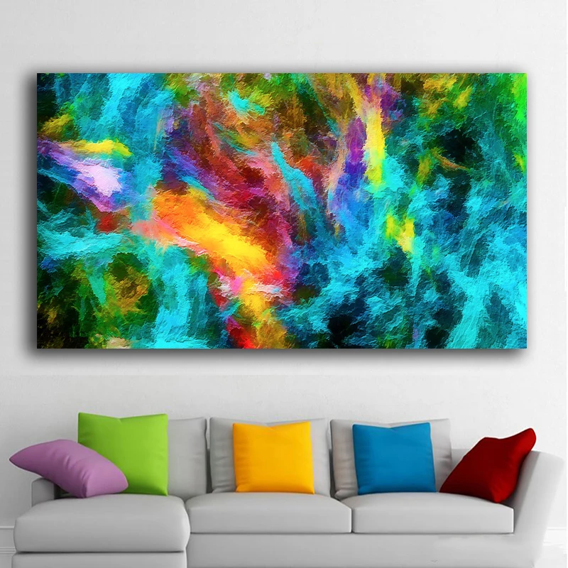 RELIABLI ART Canvas painting Colorful Abstract Poster Cuadros Home Decor Posters And Prints Wall Art Pictures For Living Room
RELIABLI ART Canvas painting Colorful Abstract Poster Cuadros Home Decor Posters And Prints Wall Art Pictures For Living Room