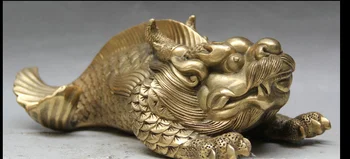 zhmui880062845*<<+++10" China Chinese Folk Fengshui Brass Dragon Fish Beast Animal Statue Sculpture
zhmui880062845*<<+++10" China Chinese Folk Fengshui Brass Dragon Fish Beast Animal Statue Sculpture