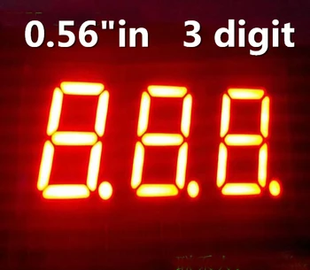 20pcs 0.56 inch RED 3 digit LED Display Module Common Cathode DIP digital tube 7 Segment 3 Digital LED Display
20pcs 0.56 inch RED 3 digit LED Display Module Common Cathode DIP digital tube 7 Segment 3 Digital LED Display
