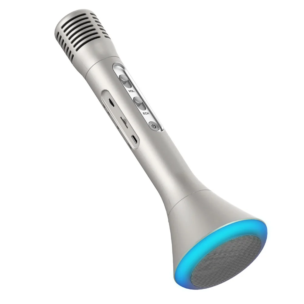 Professional Speaker Sound Accessories Bluetooth Microphone KTV LED Lights Singing Wireless Handheld Speech Radio
Professional Speaker Sound Accessories Bluetooth Microphone KTV LED Lights Singing Wireless Handheld Speech Radio