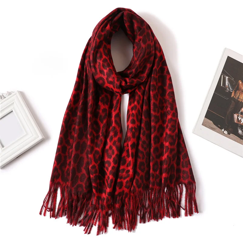 Leopard women cashmere scarf winter warm scarves for lady pashmina shawls wraps Leopard Print warm bandana red green
Leopard women cashmere scarf winter warm scarves for lady pashmina shawls wraps Leopard Print warm bandana red green