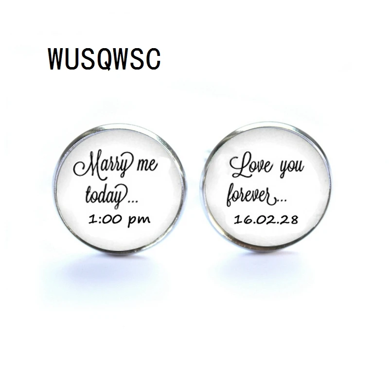 1 Pair Marry Me Today Groom Cufflinks Custom Wedding Date Cufflinks Wedding Cufflinks for the Groom Love Me Forever Cufflinks
1 Pair Marry Me Today Groom Cufflinks Custom Wedding Date Cufflinks Wedding Cufflinks for the Groom Love Me Forever Cufflinks