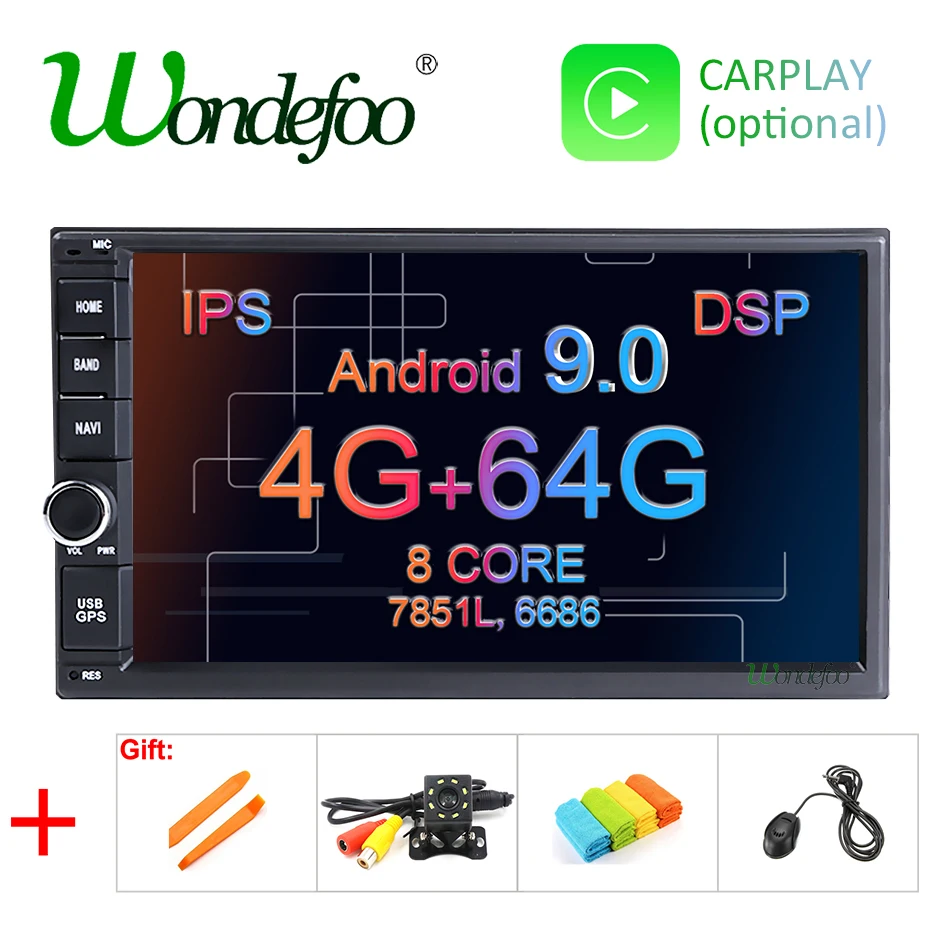 Android 9.0 DSP IPS Universal 64G 2 DIN Player Radio 2DIN Multimedia Navigation Stereo Auto GPS Radio for Nissan x-trail no DVD
Android 9.0 DSP IPS Universal 64G 2 DIN Player Radio 2DIN Multimedia Navigation Stereo Auto GPS Radio for Nissan x-trail no DVD
