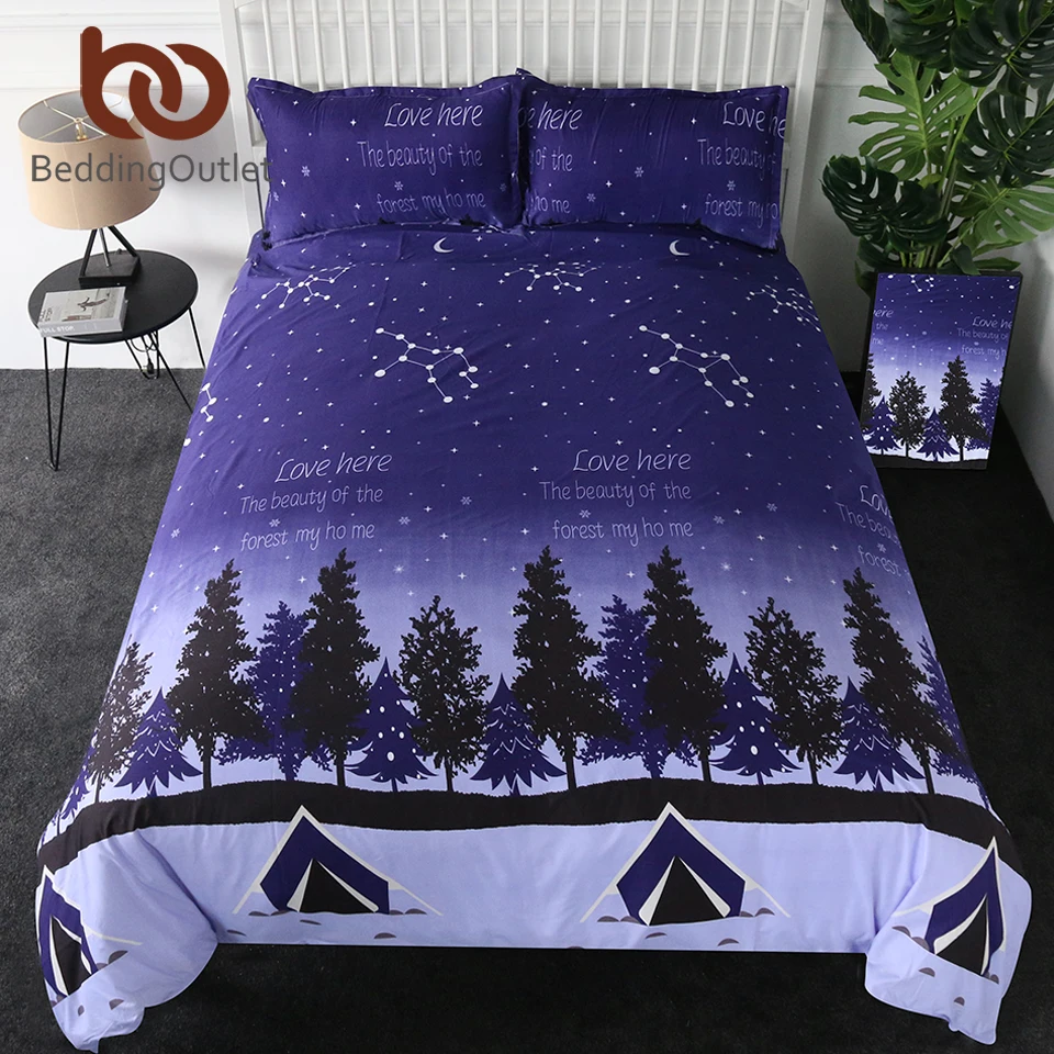 BeddingOutlet Night Sky Bedding Set Constellation Comforter Cover Stars AB Reversible Duvet Cover Forest Blue Bed Sheet 2/3/4pcs
BeddingOutlet Night Sky Bedding Set Constellation Comforter Cover Stars AB Reversible Duvet Cover Forest Blue Bed Sheet 2/3/4pcs