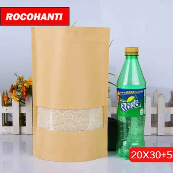 100X Food Industrial Use and Kraft Paper Paper Type kraft paper bag with clear window
100X Food Industrial Use and Kraft Paper Paper Type kraft paper bag with clear window