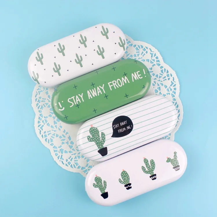 Fashion Novelty Creative Lovely Cute Green Cactus Iron Tin Metal Glasses Box Kawaii Spectacle Case with Cloth
Fashion Novelty Creative Lovely Cute Green Cactus Iron Tin Metal Glasses Box Kawaii Spectacle Case with Cloth