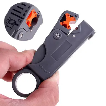 Portable Mini Wire Stripper Knife Crimper Pliers Cable Stripping Cutter Crimping Tool (Grey )
Portable Mini Wire Stripper Knife Crimper Pliers Cable Stripping Cutter Crimping Tool (Grey )