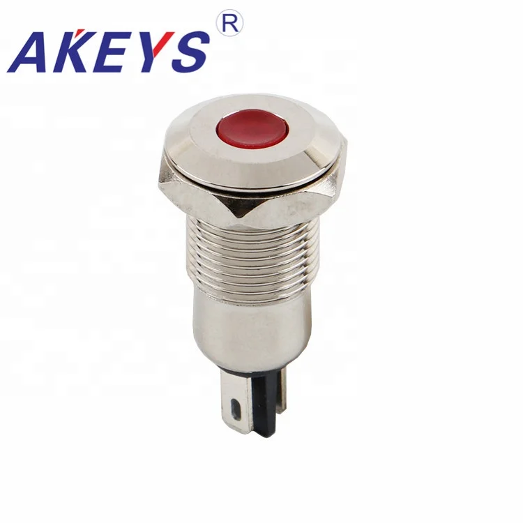 2pcs PX10A-PY Blue Green Red LED Light Power Metal Push Button 10mm Waterproof High Flush Press | Обустройство дома