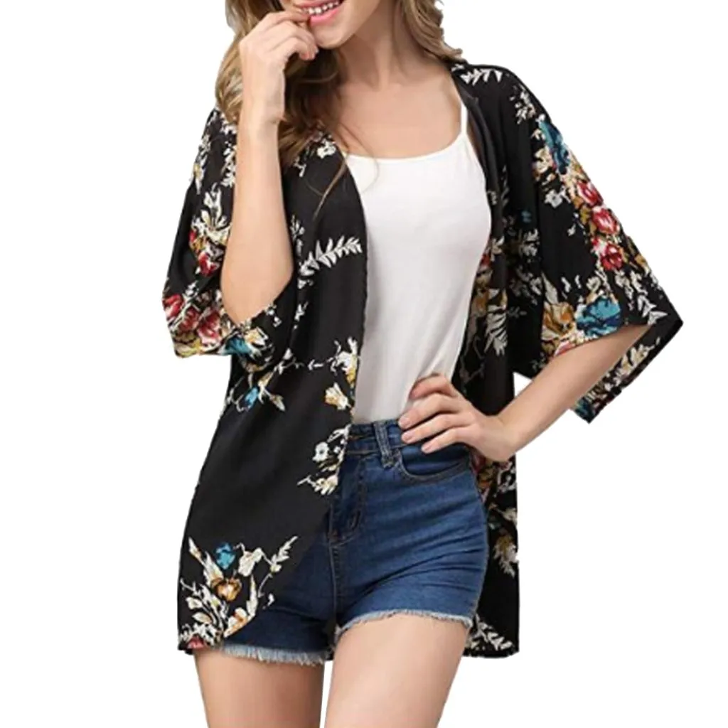 Women's Print Blouse Summer Loose Printing O Neck Half Long Sleeve Hawaiian Shirt Loose Sweaters Casual Blouse Tops
Women's Print Blouse Summer Loose Printing O Neck Half Long Sleeve Hawaiian Shirt Loose Sweaters Casual Blouse Tops