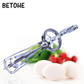 BETOHE Stainless Steel Rotary Manual Hand Whisk Egg Beater Mixer Blender Creative kitchen tools
BETOHE Stainless Steel Rotary Manual Hand Whisk Egg Beater Mixer Blender Creative kitchen tools