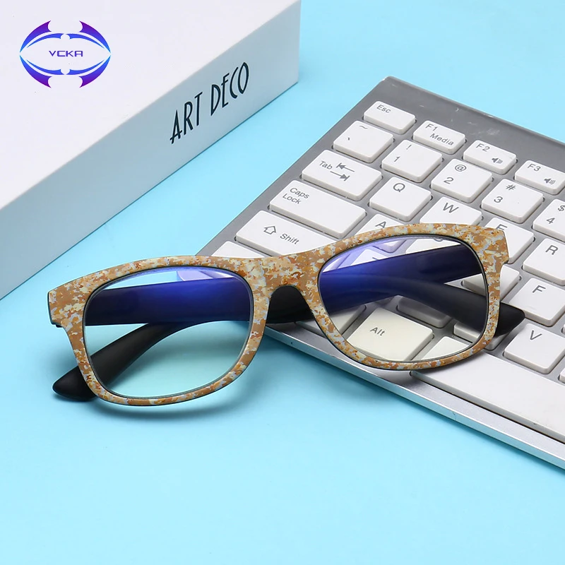 VCKA Anti-blue Rays TR90 Computer Spectacle Frame Reading Glasses Men Women Clear Eyeglasses Blue +100 to +400
VCKA Anti-blue Rays TR90 Computer Spectacle Frame Reading Glasses Men Women Clear Eyeglasses Blue +100 to +400