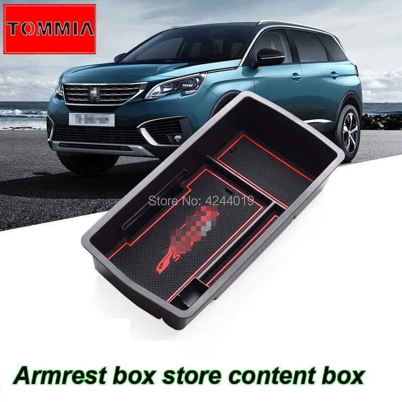 TOMMIA High Quality Plastic Central slot Armrest organizer handrails box storage Box For Peugeot 5008 2017 car styling
TOMMIA High Quality Plastic Central slot Armrest organizer handrails box storage Box For Peugeot 5008 2017 car styling