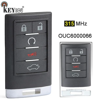 KEYECU 1x/ 3x 315MHz FCC ID: OUC6000066 OUC60270 OUC60221 Smart Remote Key 4+1 5 Button Remote Key Fob for Cadillac CTS DTS STS
KEYECU 1x/ 3x 315MHz FCC ID: OUC6000066 OUC60270 OUC60221 Smart Remote Key 4+1 5 Button Remote Key Fob for Cadillac CTS DTS STS
