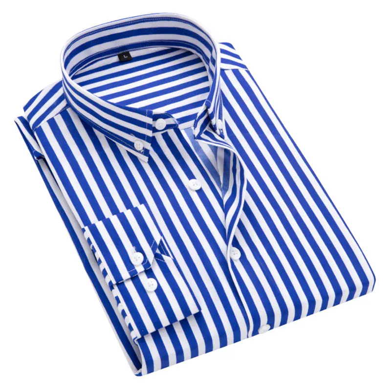 Button-down Collar Non-Iron Striped Shirts Mens Clothes 2018 Long Sleeve Mens Dress Shirts Casual Slim fit Men Social Shirt
Button-down Collar Non-Iron Striped Shirts Mens Clothes 2018 Long Sleeve Mens Dress Shirts Casual Slim fit Men Social Shirt