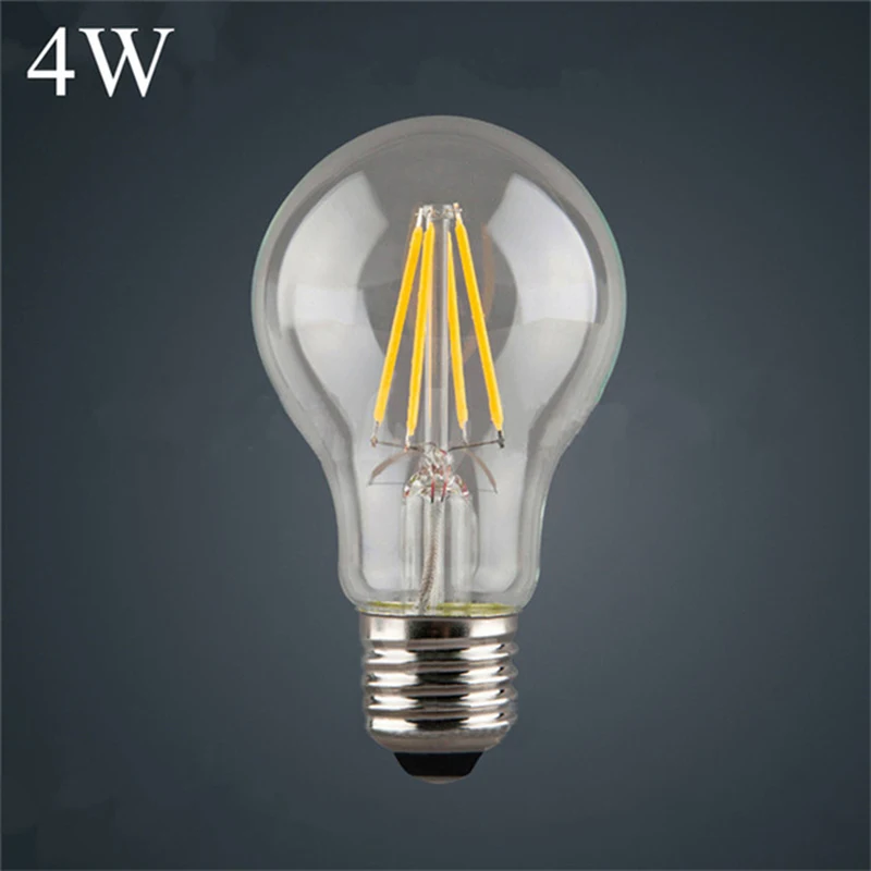 led Filament Edison LED Bulb A19 4W 6W 8W AC110-240V 110LM/W Warm/Cool White 360 Degree A60 E27 Led Energy Saving filament bulb
led Filament Edison LED Bulb A19 4W 6W 8W AC110-240V 110LM/W Warm/Cool White 360 Degree A60 E27 Led Energy Saving filament bulb