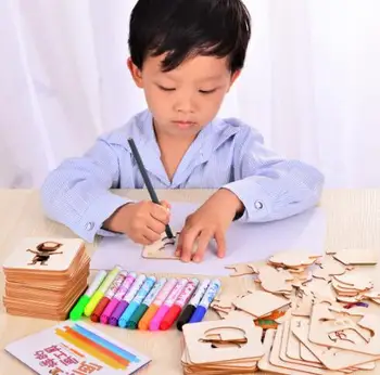 Let's make Learning Education Baby Toys Wooden Drawing Toys Baby Gifts Birthday Present Montessori Children Toys Blocks
Let's make Learning Education Baby Toys Wooden Drawing Toys Baby Gifts Birthday Present Montessori Children Toys Blocks