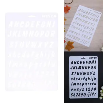 Letter Alphabet Number Layering Stencils for Wall Scrapbooking Painting Template Stamps Photo Album Decor Plastic Pochoir Cards
Letter Alphabet Number Layering Stencils for Wall Scrapbooking Painting Template Stamps Photo Album Decor Plastic Pochoir Cards