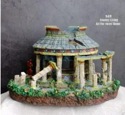 Single fish tank aquarium building scene Atlantis civilization ancient building resin decoration pieces culpture statue
Single fish tank aquarium building scene Atlantis civilization ancient building resin decoration pieces culpture statue