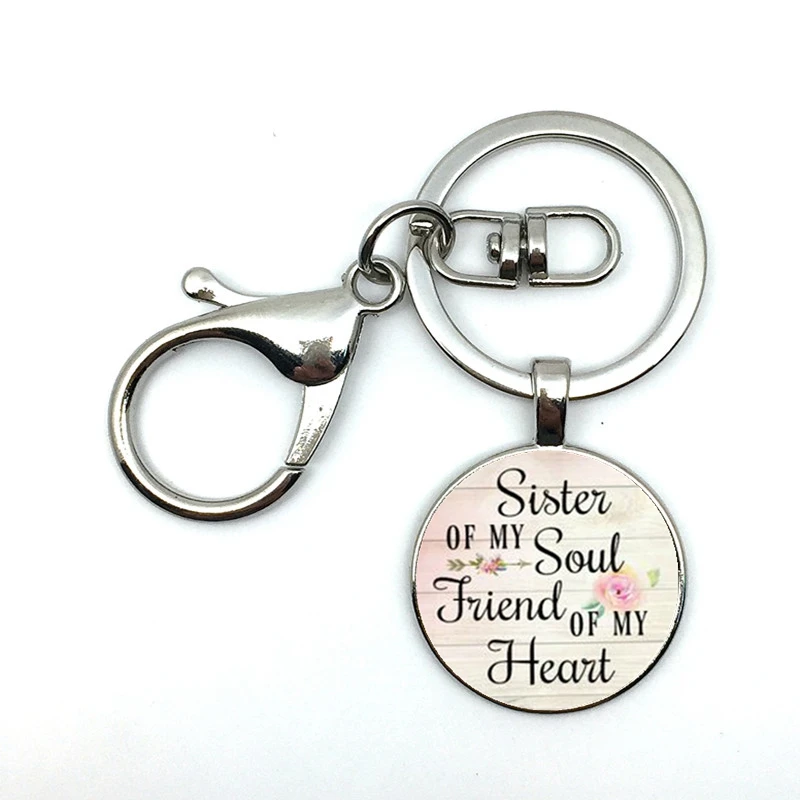 SISTER of my Soul FRIEND of my Heart, Keychain Pendant,Inspirational charm Keychain,Gift for Best Friend,Sister jewelry
SISTER of my Soul FRIEND of my Heart, Keychain Pendant,Inspirational charm Keychain,Gift for Best Friend,Sister jewelry