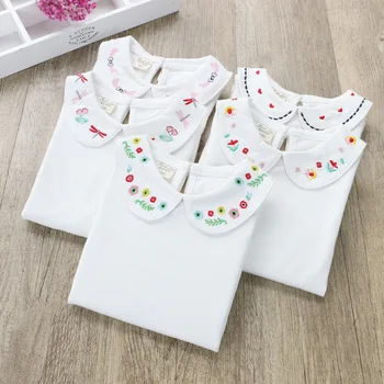 Baby Girl T Shirt Children Clothing 2019 Spring New Kids Cotton Casual Bottoming Tee Shirt Baby Peter Pan Collar Cute Top Tees
Baby Girl T Shirt Children Clothing 2019 Spring New Kids Cotton Casual Bottoming Tee Shirt Baby Peter Pan Collar Cute Top Tees