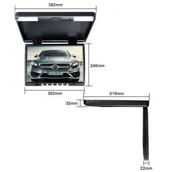 XST 19 Inch Car Flip Down 1680x1050 TFT LCD Monitor Roof Mount Player IR Transmitter Adjustable View Screen Dome LED Light
XST 19 Inch Car Flip Down 1680x1050 TFT LCD Monitor Roof Mount Player IR Transmitter Adjustable View Screen Dome LED Light