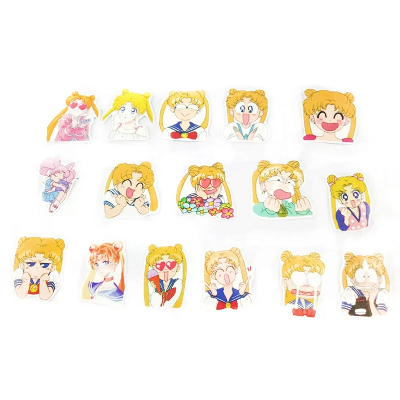 40pcs Anime Sailor Moon Sticker Cartoon Scrapbook Craft Decor Laptop Luggage Guitar Decorative Stickers
40pcs Anime Sailor Moon Sticker Cartoon Scrapbook Craft Decor Laptop Luggage Guitar Decorative Stickers
