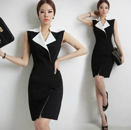 new fashion women's Professional Women fashion wild sleeveless suit collar dress
new fashion women's Professional Women fashion wild sleeveless suit collar dress