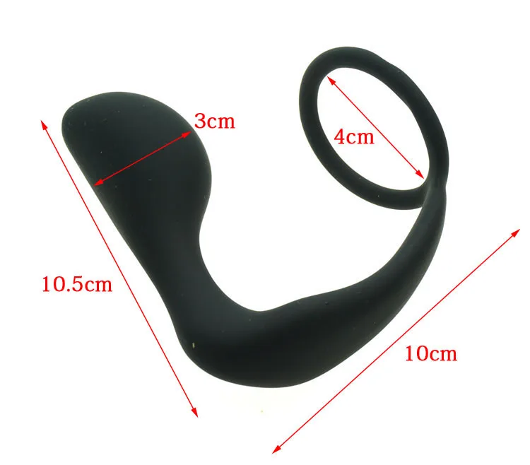 Prostata Massage With A Cock Rings For Time Delay Butt Plug For G-Point Stimulate Anal Sex Toys