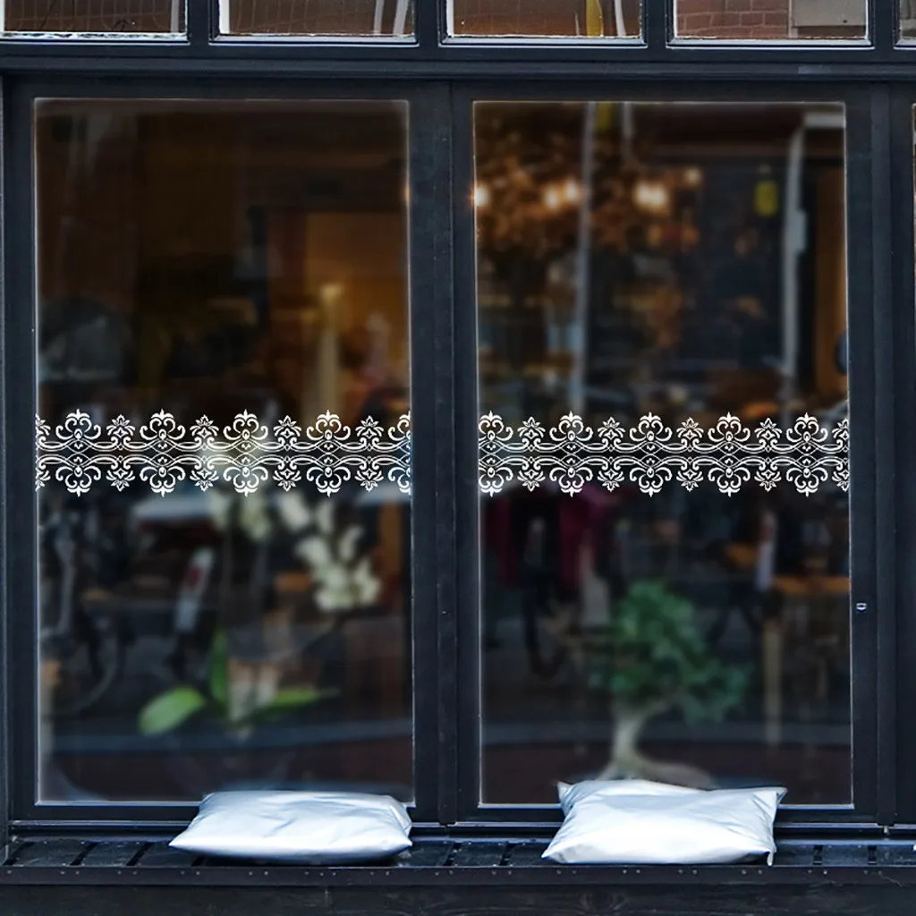 European White Lace Window Glass Sticker Coffee Shop Noble Flower Lace Mirror Wall Stickers Clothing Store Window Decoration
European White Lace Window Glass Sticker Coffee Shop Noble Flower Lace Mirror Wall Stickers Clothing Store Window Decoration