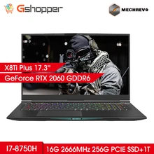 Mechrevo x8ti plus 144 hz i7 17.3 인치 rtx2060 인치 인텔 노트북 게임용 노트북 windows 10 노트북 i7-8750H 16g 256g + 1 t office(China)