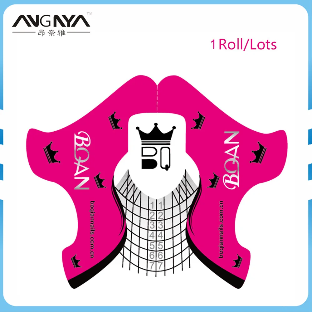 ANGNYA 300pcs/roll Professional Alloy Silver Nail Form Art Tip Extension Tools Forms Guide French Acrylic UV Gel Nail Art Tool
ANGNYA 300pcs/roll Professional Alloy Silver Nail Form Art Tip Extension Tools Forms Guide French Acrylic UV Gel Nail Art Tool