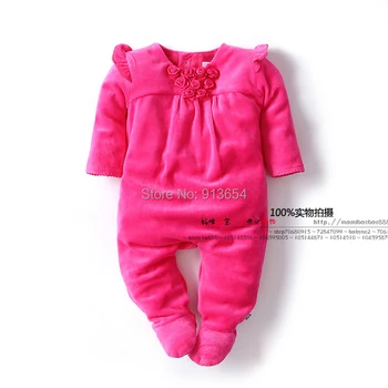 new 2017 spring autumn children clothing Boutique newborn infant velvet jumpsuits baby girls Long sleeve rose princess rompers
new 2017 spring autumn children clothing Boutique newborn infant velvet jumpsuits baby girls Long sleeve rose princess rompers